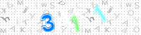 Blue Captcha Image